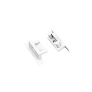DIOFLEX endestykke BEGTIN12 G2 SQ m/hul hvid 2 stk
