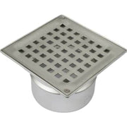 BLÜCHER 110 mm afløbsskål til beton, uden studs, lodret