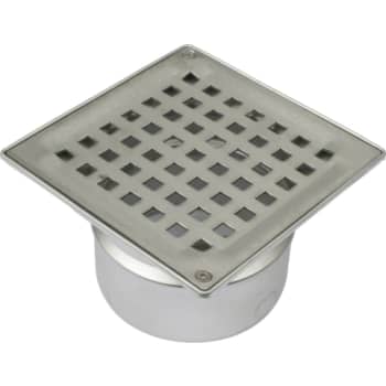 BLÜCHER 110 mm afløbsskål til beton, uden studs, lodret