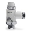 Plastic flow control valve-manual-cyl unidirect-3/8-8mm TMCU 976-3/8-8  FLOW-CONTROL VALVE