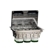 GULVBOKS-L 6 MODUL METAL