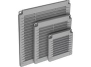 Ventilationsrist til skruemontage - 300x300x7mm, Grå