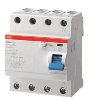 HPFI fejlstrømsafbryder 63A 4 polet udløsestrøm 30mA Type A 400V AC 70mm bred (bulk 24stk) F204A-63/