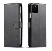 Læder flipcover m. kortholder - Til iPhone 12 ProMax, Sort