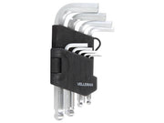 Unbrakonøgle sæt m. kuglehoveder (9 dele)