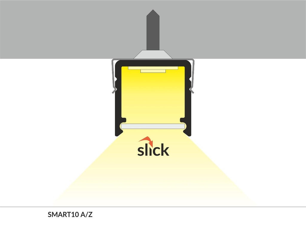 DIOFLEX Alu profil SMART16 B/U4 1m 18,8x18,6mm
