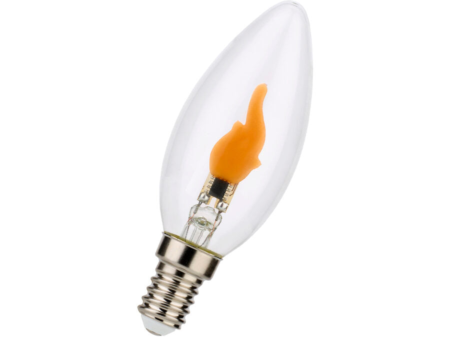 C35 "flamme" LED pære - 240V / 0,5W, E14 (1900K)