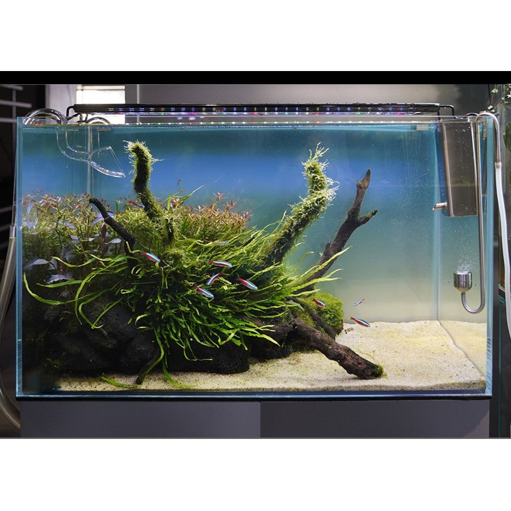 Akvarie LED-armatur 90-115 cm, hvid/blå/rød/grøn, justerbar længde, IP66