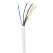 Plastkappeledning H05 VV-F 5G0,75 Hvid R50