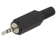JACK stik - 2,5mm 4pol JACK han, plasthus