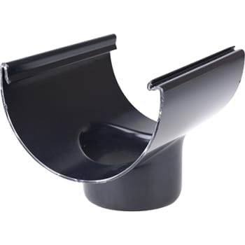 Plastmo tudstykke, 10", Ø75mm, sort