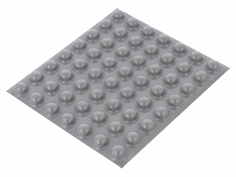 Gummifod - Grå selvklæbende Ø11x5mm (1 stk.)