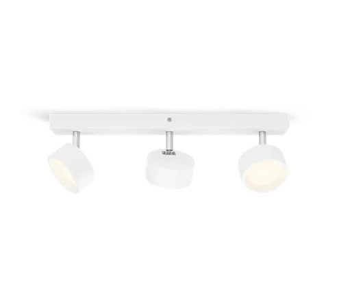 PHILIPS Bracia lofts-/vægspot 3x5,5W 2700K Hvid