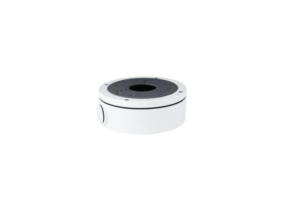 Monteringsdåse til CCTV kamera - Ø138x54mm, Hvid