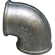 1.1/4" galvaniseret vinkel 90° muffe/muffe