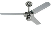 Loftvent. Crome Ø122cm 3 speed m/snor