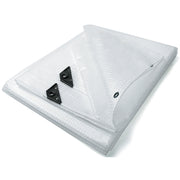 Presenning m. armeringsnet - 8x12m, Klar PE (145g/m²)