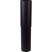 Plastmo nedførsel - lige, Ø75mm, sort