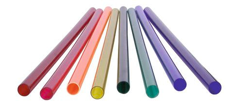 Farvefilter til T8 lysstofrør - Ø28 x 1190mm, BLÅ