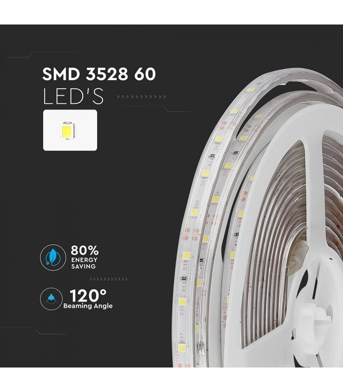3,6W/m LED strip - 5m, grønt lys