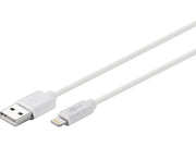 USB 2.0 til Lightning opladnings- og data kabel, Hvid (0,5m)