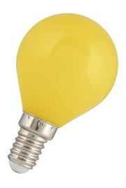 G45 LED kronepære - 240V / 1W, E14 sokkel, Gul