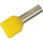 ISO. TWIN-TERMINALRØR 2X6MM² L14 GUL