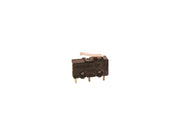 Mikroswitch m. kort arm - 3A/250V, ON-(ON) SPDT, spadestik