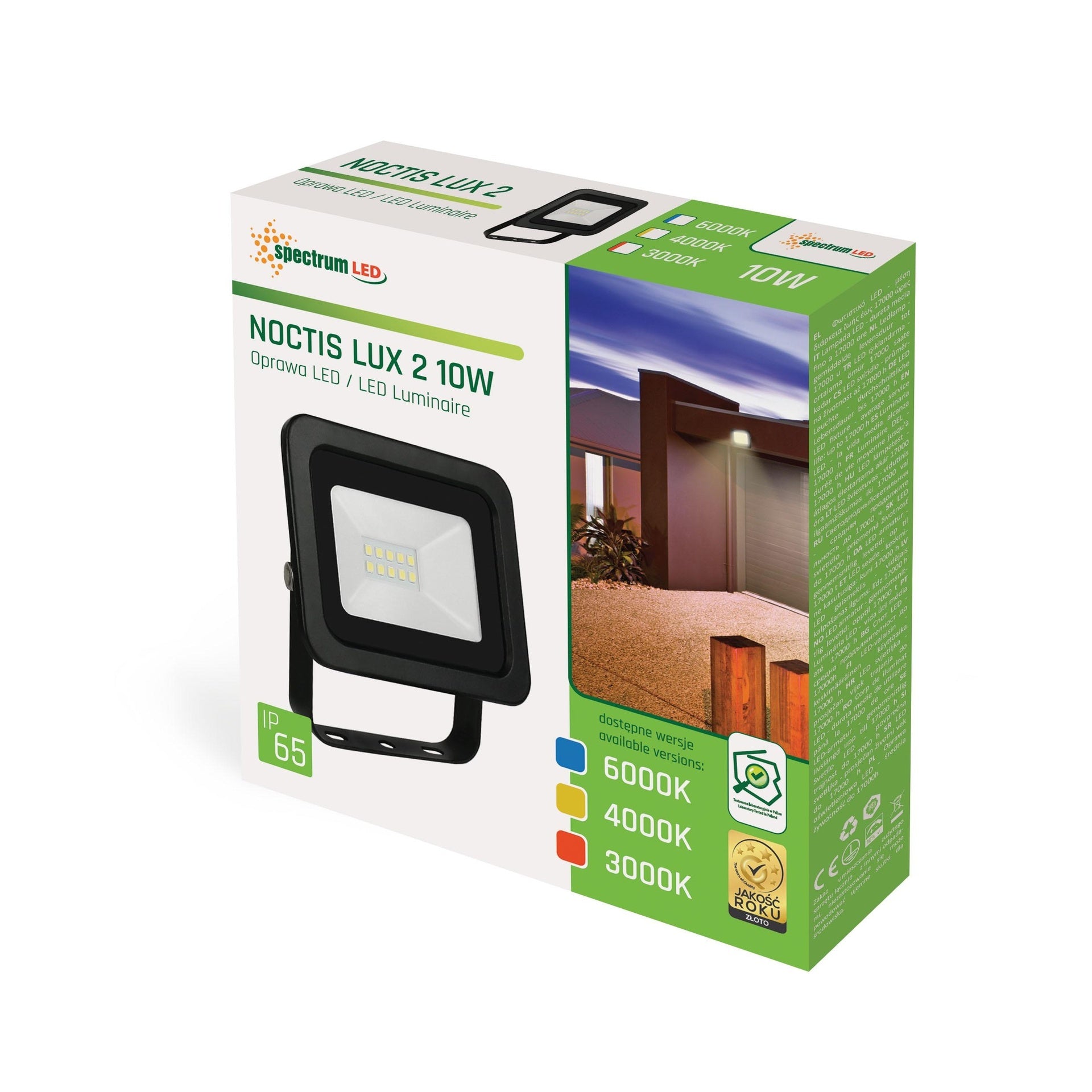 10W LED Projektør 4000K 820 Lumen