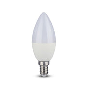 3,5W RGB+6400K Kertepære E14 - Dæmpbar med RF Kontrol - 320lm - RA80