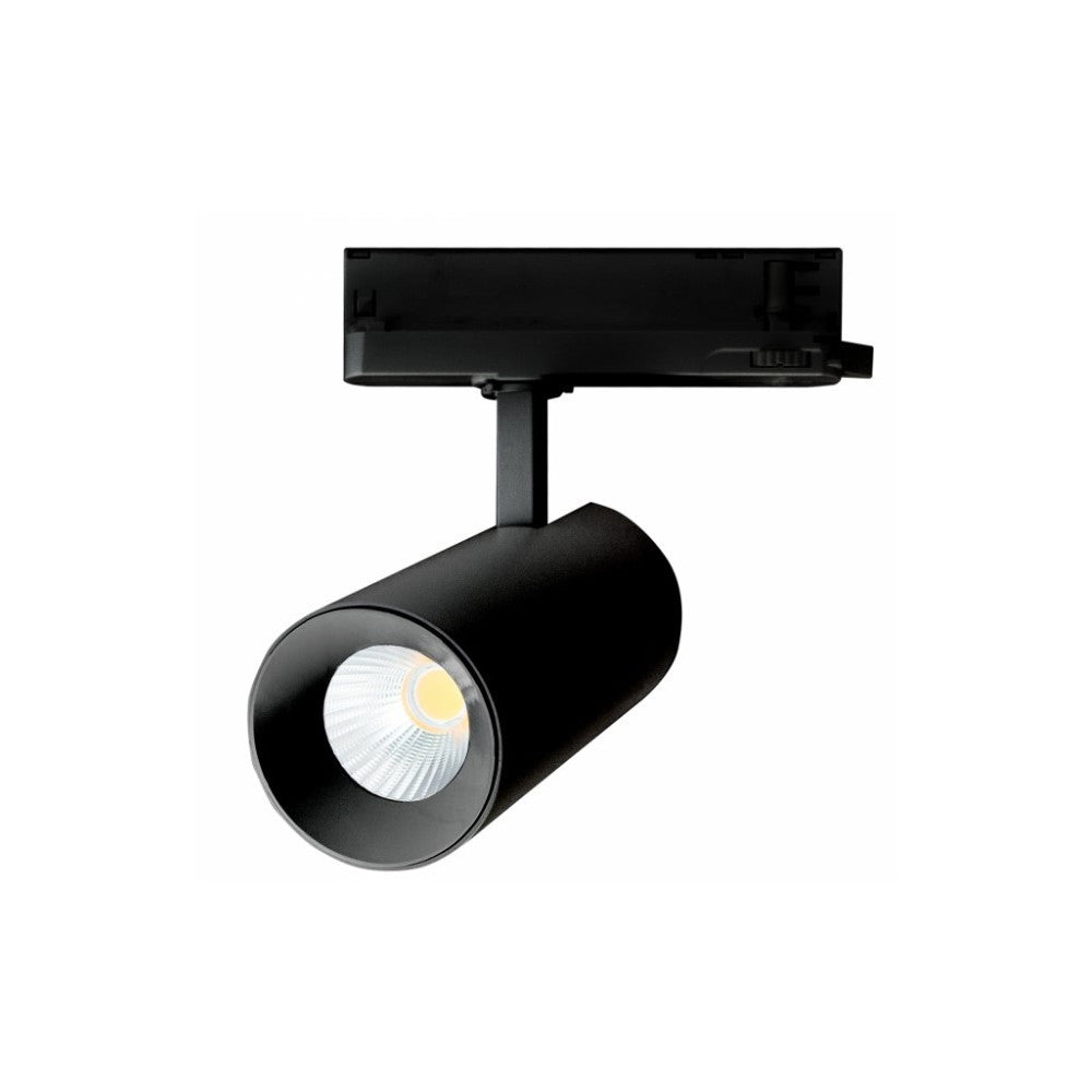 Spectrum Sort Skinnespot med Spredningsgrader, RA90 og 3-faset Effekt på 15/50W - 230V Input og 1500/2500lm