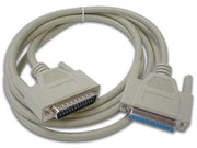 Parallel kabel - SUBD25 han til SUBD25 hun (1,8m)