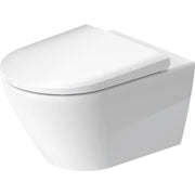 Duravit D-Neo Vægmonteret toilet 540 mm rimless med skjult mont.