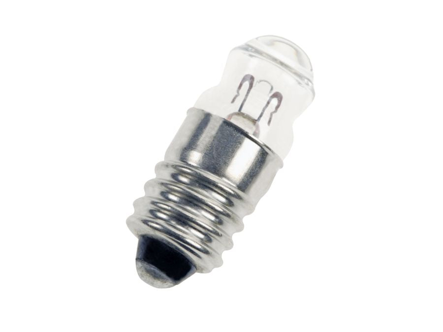 Dværglampe - 2,2V / 300mA / 0,66W Linse, E10 sokkel