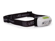 Genopladelig LED pandelampe m. berøringsfri ON/OFF sensor