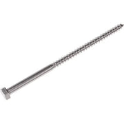Fransk skrue 12,0 x 50/30 mm, A4, DIN 571, 6-kant