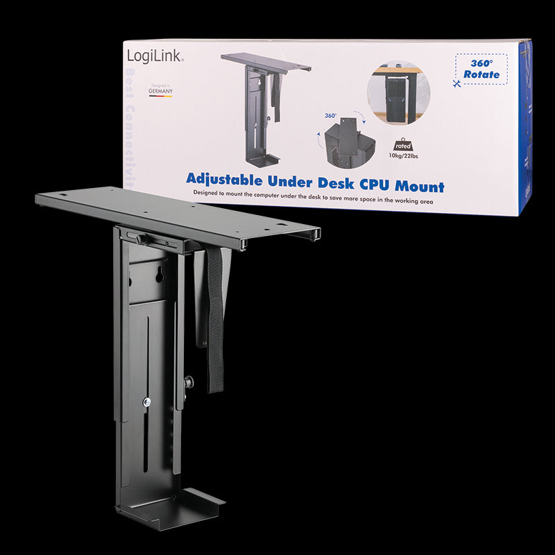 Monteringsbeslag/ophæng til PC - roterbar, slide-system