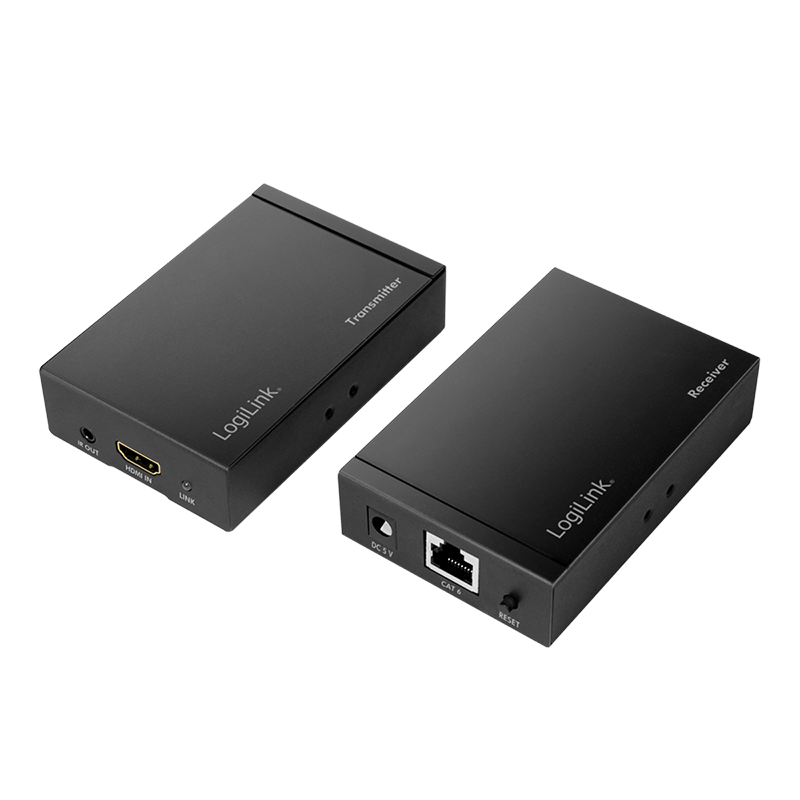 HDMI extender over LAN (50m) - 4K/30Hz, IR