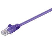 UTP netværkskabel - CAT6, 2xRJ45, Violet (0,25m)