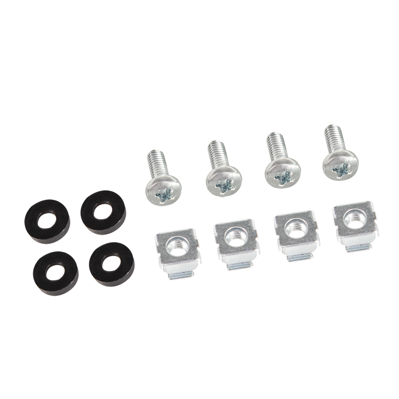 Udtrækshylde til 19" Rackskab - D:800mm, Sort