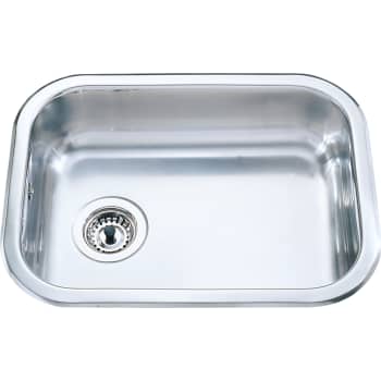 Juvel Barents vask 48 X 34 cm med strainer, børstet