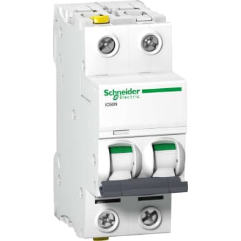 Acti9 Automatsikring iC60N 2P 10A C med dobbelt terminal 36 mm