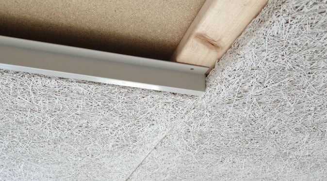 LED lysskinne 35W 120 cm 3000K til Troldtekt og akustikloft, 24V
