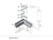 DIOFLEX FRAME14 90 grader vinkel