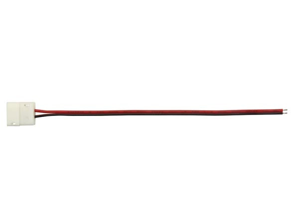 Klemme-konnektorkabel - Til enkeltfarve LED strip (PCB 10mm)