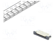 FFC (PFC) Flexkabel konnektor - 8pol, ZIF, SMD (1mm)