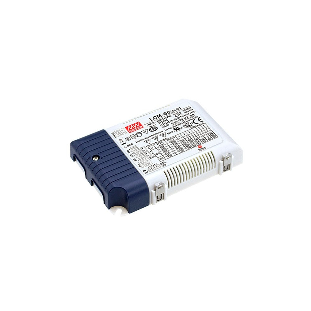 Meanwell LCM-60 0-10V dæmpbar driver til LED panel - Passer til 45W LED paneler