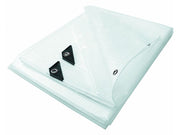 Presenning m. armeringsnet - 3x4m, Klar PE (125g/m²)