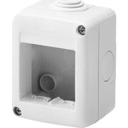 Gruppetavle 2-modul IP40 grå