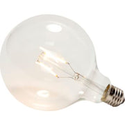 Hübsch LED pære Ø130 2W E27 KLAR